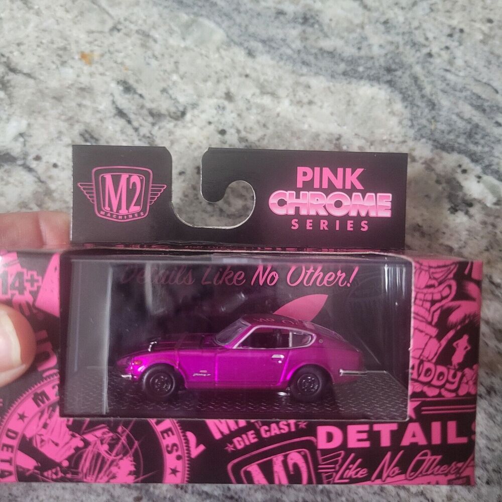 M2 Machines Pink Chrome 1970‎ Nissan Fairlady Z432 Walmart Exclusive!
